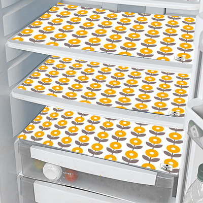 DECOTREE Fridge Mat(Width: 30 cm, Yellow)