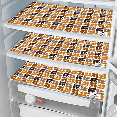 DECOTREE Fridge Mat(Width: 30 cm, Yellow)