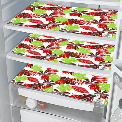 DECOTREE Fridge Mat(Width: 30 cm, Red)