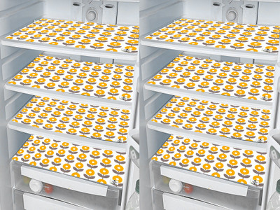 DECOTREE Fridge Mat(Width: 30 cm, Yellow)