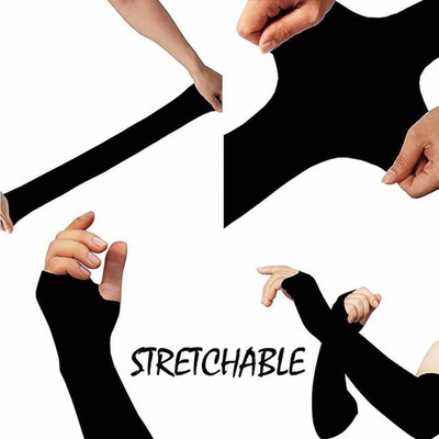 RBSOCK Polyresin Arm Sleeve For Men(Free, Black)