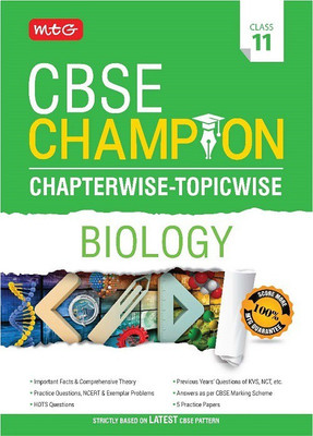 Cbse Champion Chapterwise-Topicwise - Biology Class 11(English, Paperback, unknown)