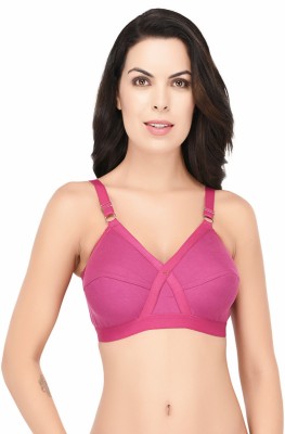 Viral Girl Women Full Coverage Non Padded Bra(Red)