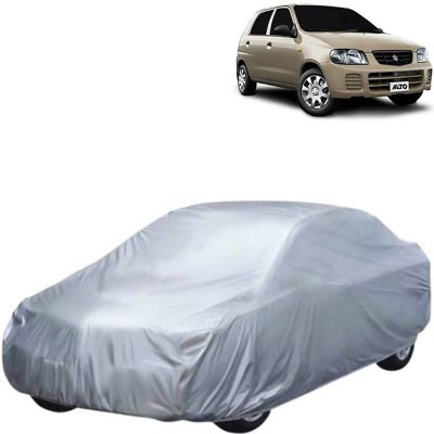 aksmit Car Cover For Maruti Suzuki Alto (Without Mirror Pockets)(Silver)