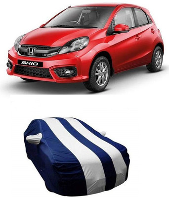 SA GROUP Car Cover For Honda Brio (With Mirror Pockets)(Multicolor)