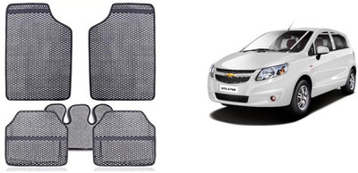 Autofetch Rubber Standard Mat For  Chevrolet Sail UVA(Grey)