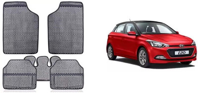 Autofetch Rubber Standard Mat For  Hyundai i20(Grey)