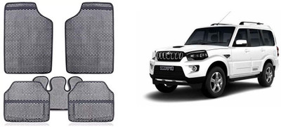 Autofetch Rubber Standard Mat For  Mahindra Scorpio(Grey)