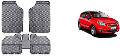Autofetch Rubber Standard Mat For  Chevrolet Sail Hatchback(Grey)