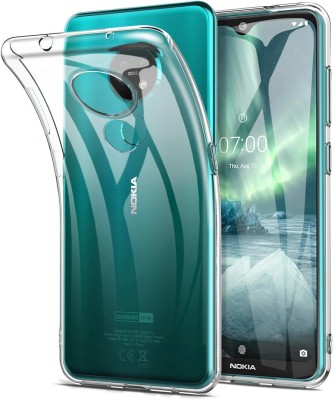 Casotec Back Cover for Nokia 7.2(Transparent, Silicon, Pack of: 1)