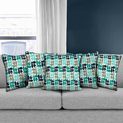 DECOTREE Cotton Cushions Cover(Pack of 5, 45 cm*45 cm, Multicolor)