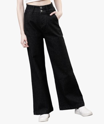 Tokyo Talkies Flared Women Black Jeans