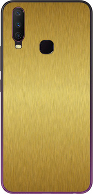 Vcare GadGets Vivo Y17 Mobile Skin(Gold)