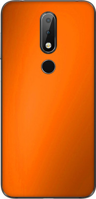 Vcare GadGets Nokia 6.1 Plus Mobile Skin(Orange)