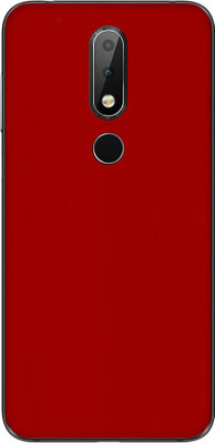 Vcare GadGets Nokia 6.1 Plus Mobile Skin(Red)