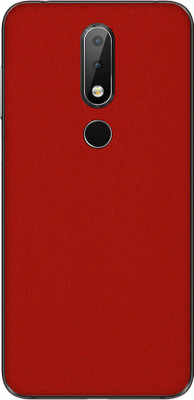 Vcare GadGets Nokia 6.1 Plus Mobile Skin(Red)