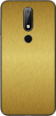 Vcare GadGets Nokia 6.1 Plus Mobile Skin(Gold)