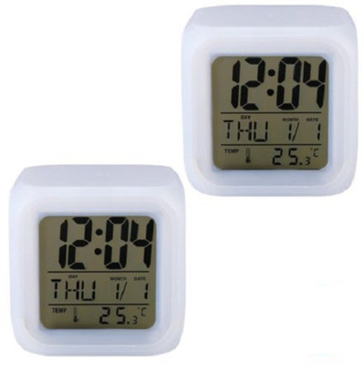 DEAGAN Digital White Clock