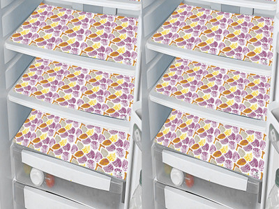 DECOTREE Fridge Mat(Width: 30 cm, Purple)