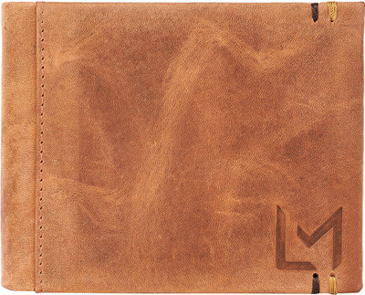 LUIS MERCOS Men Brown Genuine Leather, Artificial Leather Wallet(8 Card Slots)