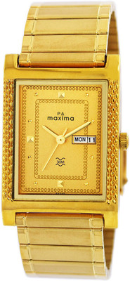 51% OFF on MAXIMA Gold Analog Watch - For Men