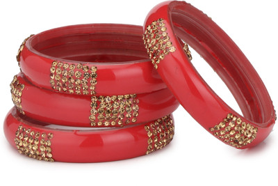 1st Time Glass Bangle Set(Pack of 4)
