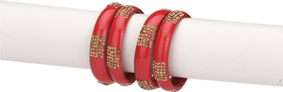 AFAST Glass Bangle Set(Pack of 4)