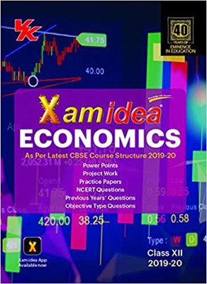 Xam Idea Economics Class 12 For 2019-20 (Latest Edition)  - As Per Latest CBSE Course Structure 2019-20 2019 Edition(English, Hardcover, V K GLOBAL PUBLICATION)