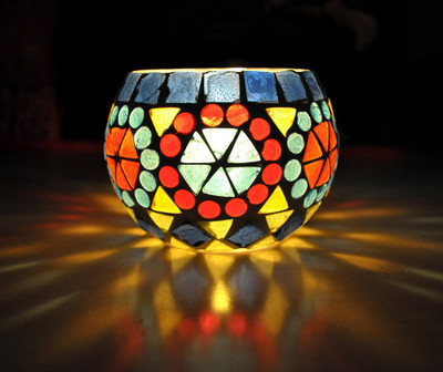 65% OFF on Lal Haveli Home Decorative Glass Candle Holder Lights Glass 1 - Cup Tealight Holder(Multicolor, Pack of 1) 65% OFF on Lal Haveli Home Decorative Glass Candle Holder Lights Glass 1 - Cup Tealight Holder(Multicolor, Pack of 1)