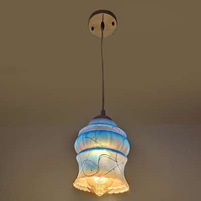 PR Prashant Ceiling Designer Hanging Pendant Light (Blue) Pendant Lamp Ceiling Lamp(Blue)