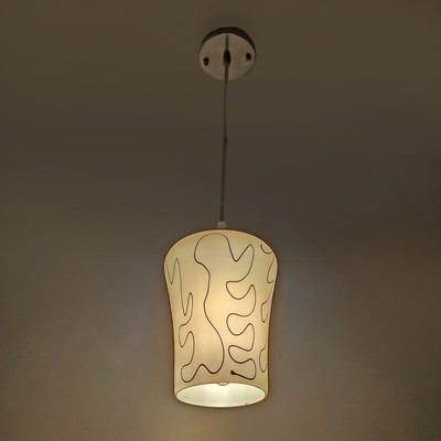 PR Prashant Ceiling Designer Hanging Pendant Light (White) Pendants Ceiling Lamp(Multicolor)