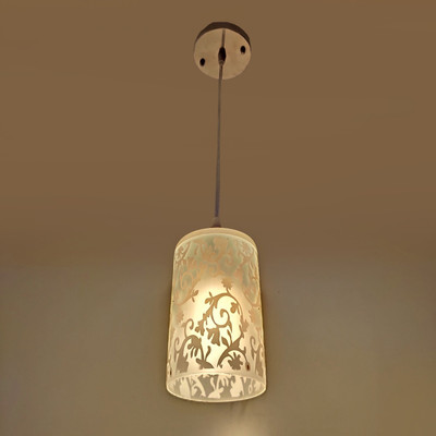 PR Prashant Ceiling Decorative Hanging Pendant Light (White) Pendant Lamp Ceiling Lamp(White)