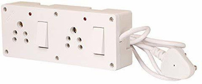 Tinax Heavy Duty PVC Extension Board switches,Socket 6 A Three Pin Socket