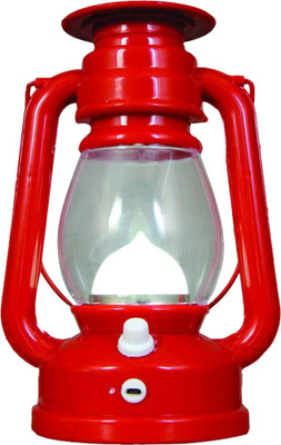kv enterprises Red Plastic Hanging Lantern(15 cm X 9 cm, Pack of 1)