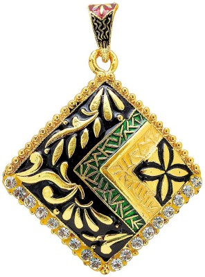 Dzinetrendz Brass Gold-plated Gold Jewellery Set(Pack of 1)