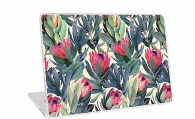 Galaxsia Floral D1 Laptop Skin Vinyl Laptop Skin Compatible for 15.6 inch(Theme: Illustrations)