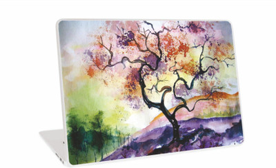 Galaxsia Floral D7 Laptop Skin Vinyl Laptop Skin Compatible for 15.6 inch(Theme: Illustrations)