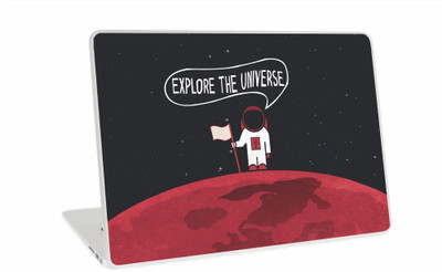 Galaxsia Universe Laptop Skin Vinyl Laptop Skin Compatible for 15.6 inch(Theme: Illustrations)