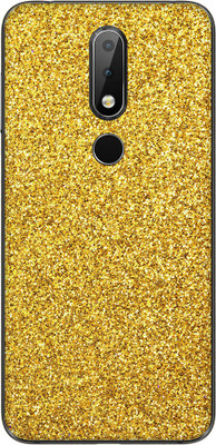 Vcare GadGets Nokia 6.1 Plus Mobile Skin(Gold)