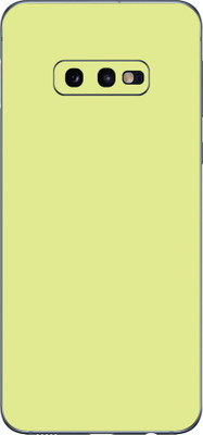 Vcare GadGets Samsung Galaxy S10E Mobile Skin(Cream)