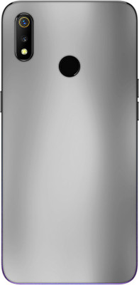 Vcare GadGets Realme 3 Mobile Skin(Silver)