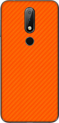 Vcare GadGets Nokia 6.1 Plus Mobile Skin(Orange)