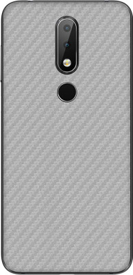 Vcare GadGets Nokia 6.1 Plus Mobile Skin(Silver)