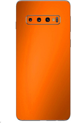 Vcare GadGets Samsung Galaxy S10 Plus Mobile Skin(Orange)