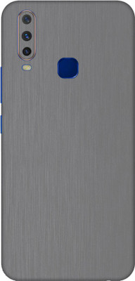 Vcare GadGets Vivo Y15 Mobile Skin(Silver)