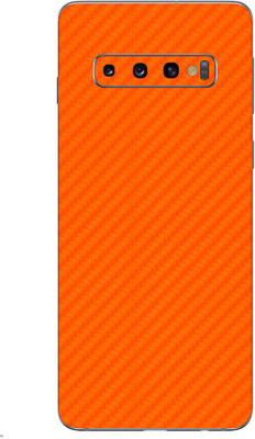 Vcare GadGets Samsung Galaxy S10 Mobile Skin(Orange)