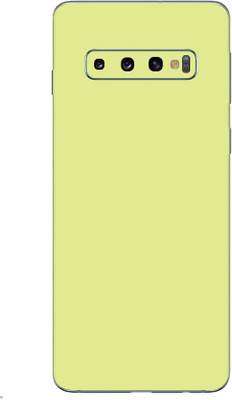 Vcare GadGets Samsung Galaxy S10 Plus Mobile Skin(Cream)