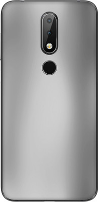 Vcare GadGets Nokia 6.1 Plus Mobile Skin(Silver)