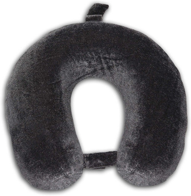 GRAPHICGIFT Unisex Grey U-Shaped Memory Foam Travel Neck Pillow Neck Pillow(Grey)