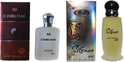 OSR Chrome and Exotic Silence Perfume (Pack of 2) Perfume  -  220 ml(For Men & Women)